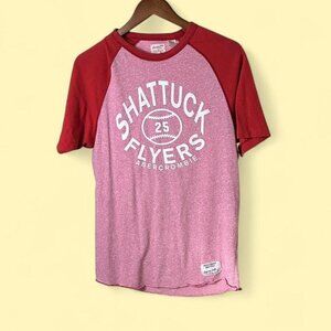 Vintage Red Pink Abercrombie And Fitch Ringer T Shirt